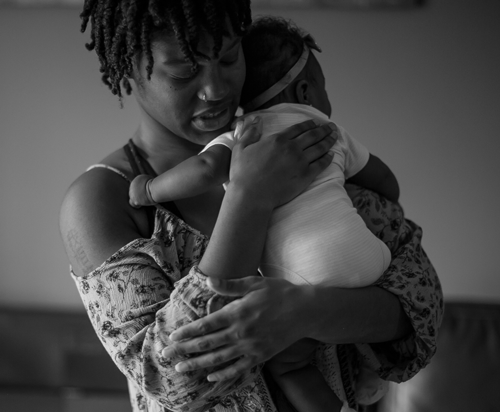 Mother and infant photo